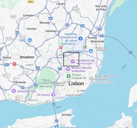 Map
of the Campo Grande